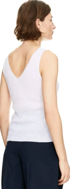 Mohair-Top 'Marbella' Bianco
