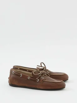 Mokassins aus Kalbsleder Braun