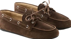 Mokassins aus Veloursleder Dunkelbraun