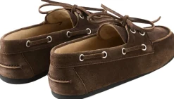 Mokassins aus Veloursleder Dunkelbraun