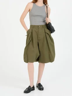 Multipockets Shorts Grün