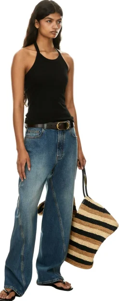 Neckholder-Top 'Angie' Schwarz