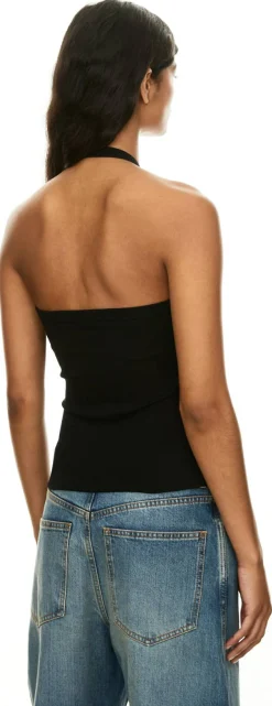 Neckholder-Top 'Angie' Schwarz