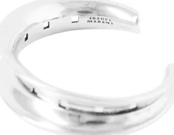 Offener Armreif 'Byrne' aus Metall Silber