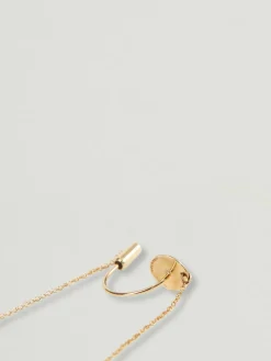 Ohrring 'ABC Chain' mit Diamant Gold