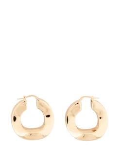 Ohrringe mit Logogravur Gold
