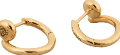 Ohrringe 'Pebble Hoop' Gold