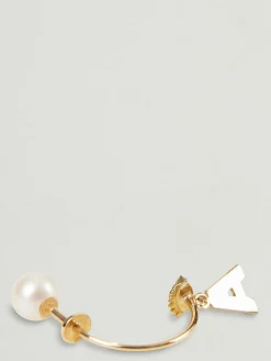 Ohrring 'Micro Eye A' Gelbgold