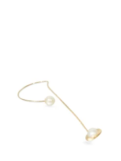 Ohrschmuck 'ABC Earring 2 Pearls' Gold