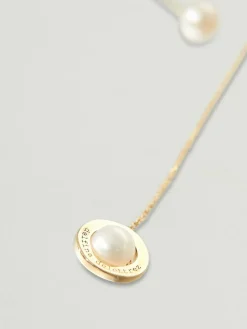 Ohrschmuck 'ABC Earring 2 Pearls' Gold