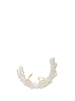 Ohrstecker 'Marie Era Cuff' 18K Gelbgold mit Diamanten