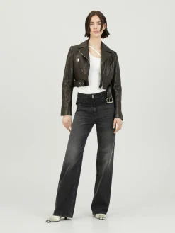 One-Shoulder-Top Weiß