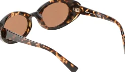Ovale Sonnenbrille Honey Havana