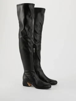 Overknee-Boots Schwarz