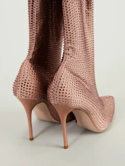 Overknee-Stiefel 'Logan Cuissardes' Rosé