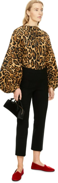 Oversize-Body mit Leopardenmuster Braun