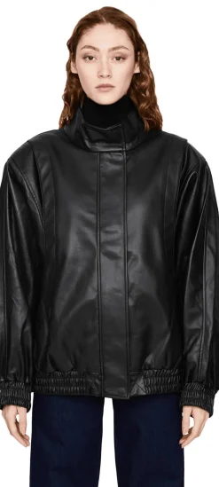 Oversize Bomberjacke 'Brooklyn Panel' Schwarz