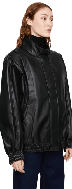 Oversize Bomberjacke 'Brooklyn Panel' Schwarz