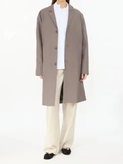 Oversized Baumwollhemd 'Alim' Weiß