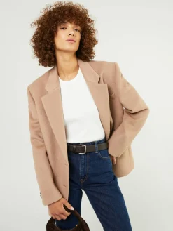 Oversized Blazer Beige