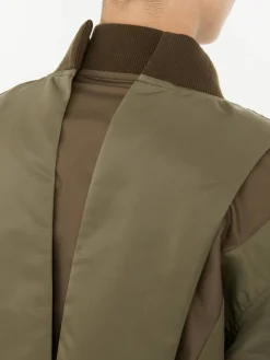 Oversized Bomberjacke Khaki