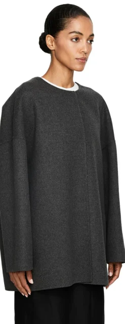 Oversized Cashmere-Jacke 'Elke' Anthrazit