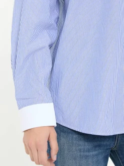 Oversized Hemd Blau