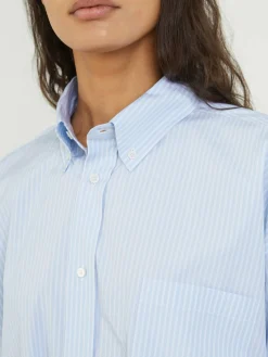 Oversized Hemd Hellblau