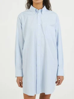 Oversized Hemd Hellblau