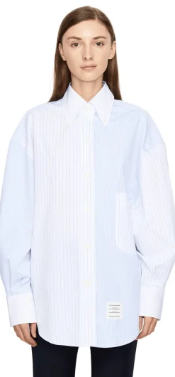 Oversized Hemd Hellblau