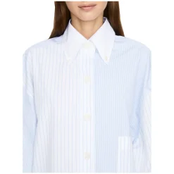 Oversized Hemd Hellblau