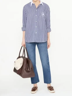 Oversized Hemd 'Le Bristol' Marineblau