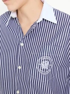 Oversized Hemd 'Le Bristol' Marineblau