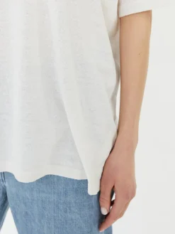 Oversized Seidenshirt 'Jockton' Weiß