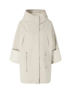 Parka aus Cashmere Waves Crème