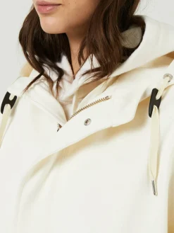 Parka mit Kapuze Crème