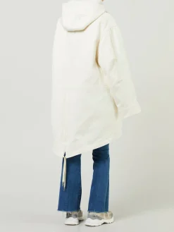 Parka mit Kapuze Crème