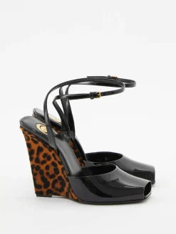 Peep-Toe-Sandalen 'Orhand 110 Spontini' Schwarz