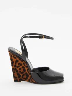 Peep-Toe-Sandalen 'Orhand 110 Spontini' Schwarz