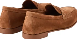 Penny Loafer 'Vibe' aus Veloursleder Cognac