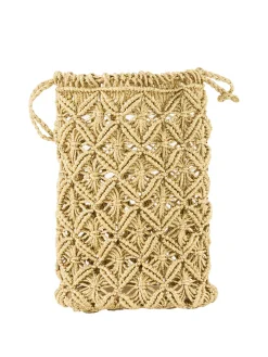 Pouch 'Makramee' aus Sabraseide Gold