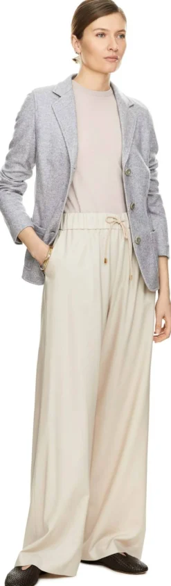 Pullover aus weicher Kidwolle der Angoraziege Beige