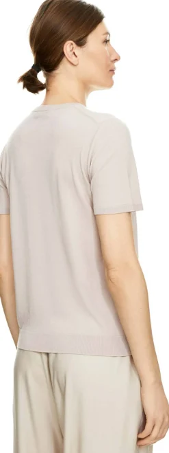 Pullover aus weicher Kidwolle der Angoraziege Beige