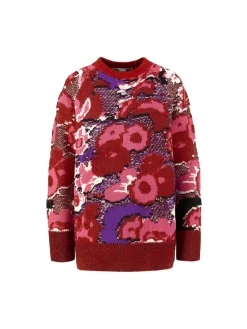 Pullover mit Blumenprint Multi