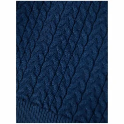 Pullover mit gerafftem Ausschnitt 'Java' Blau