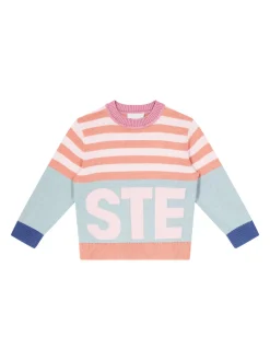 Pullover mit Logo-Strickerei Multi