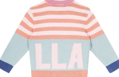 Pullover mit Logo-Strickerei Multi