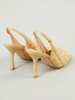 Pumps 'Padded Slingback Sandale' Cane Sugar