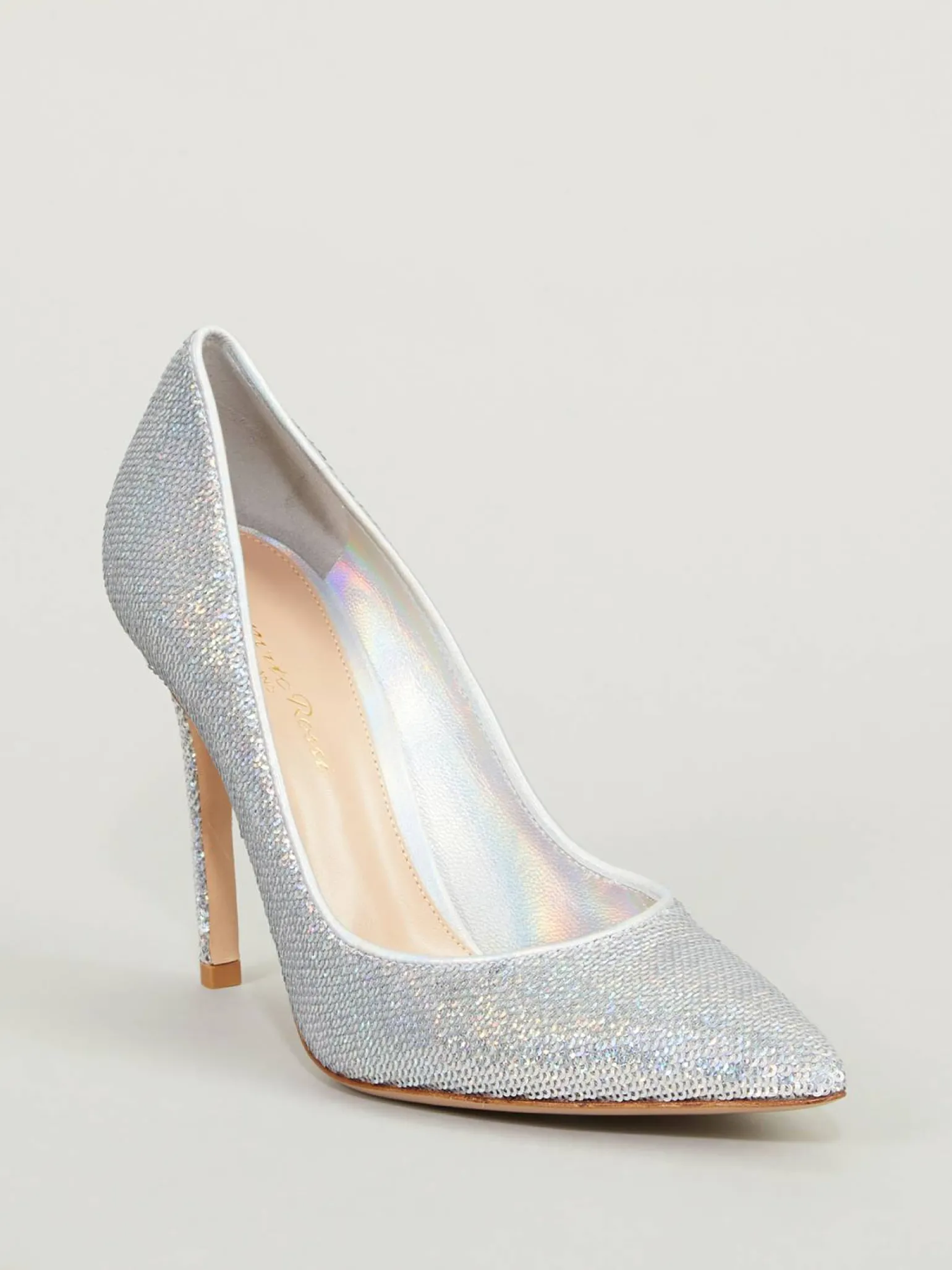 Pumps 'Sequin Holgram' Silber