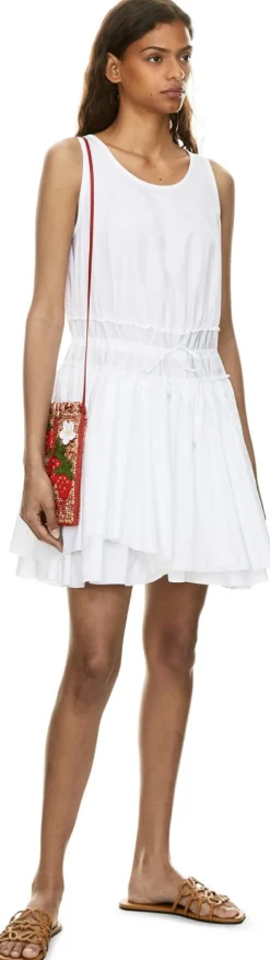 Raffia-Beuteltasche Paula's Ibiza 'Strawberries' Multicolor Red